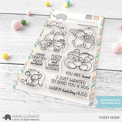 Mama Elephant Clear Stamps - Fuzzy Hugs